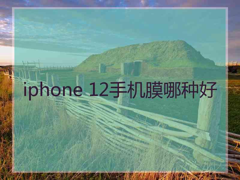 iphone 12手机膜哪种好