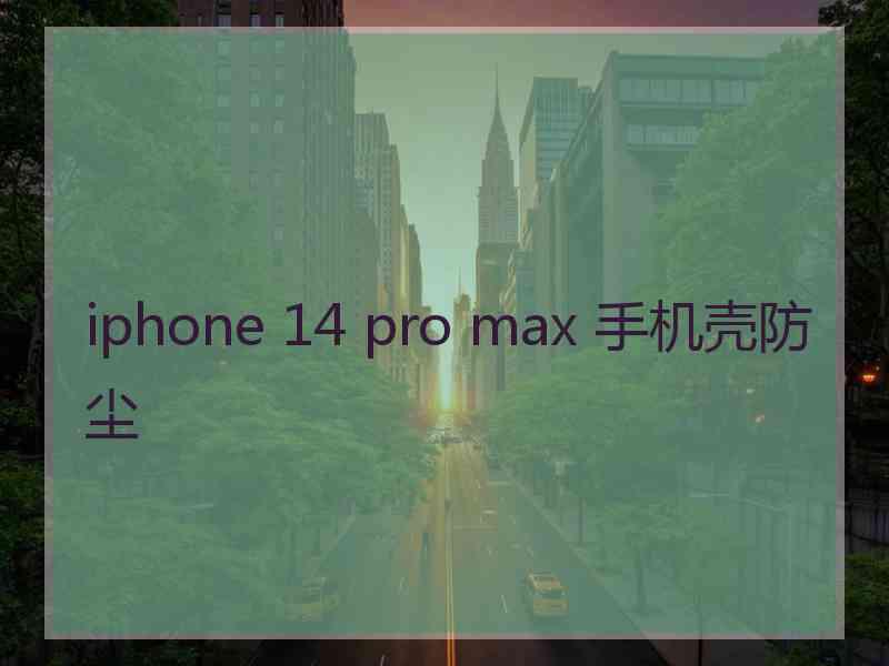 iphone 14 pro max 手机壳防尘