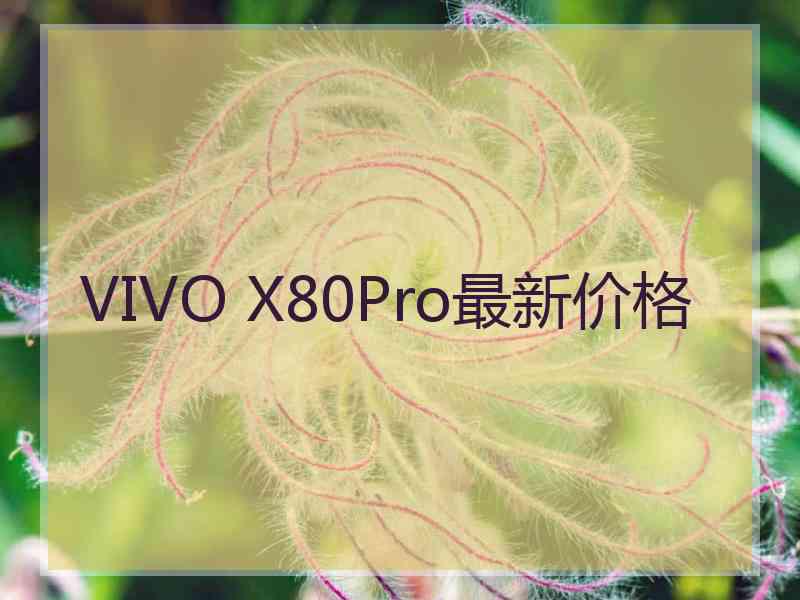 VIVO X80Pro最新价格