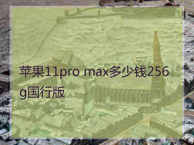 苹果11pro max多少钱256g国行版