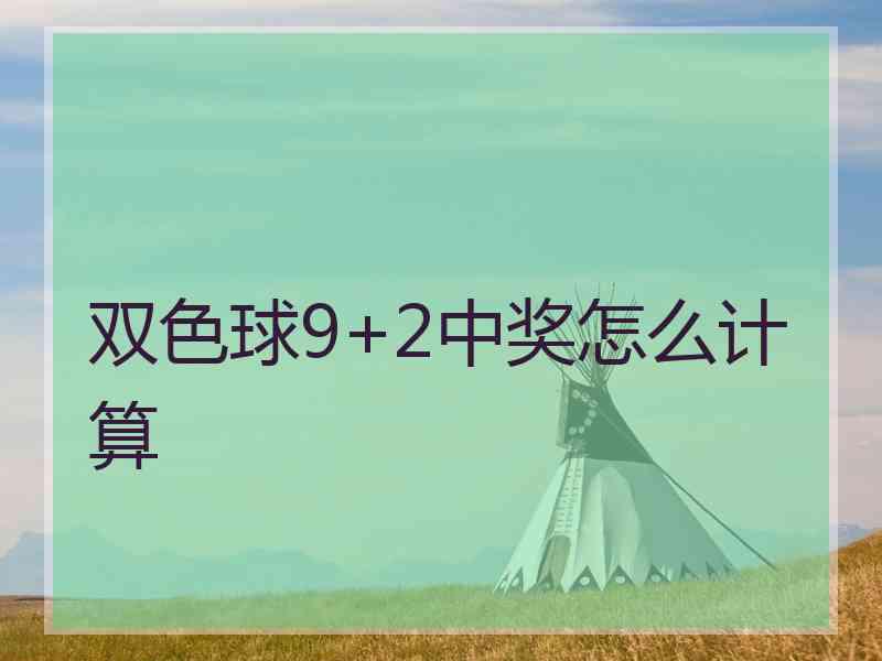 双色球9+2中奖怎么计算