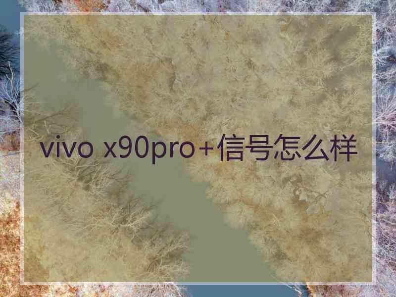 vivo x90pro+信号怎么样