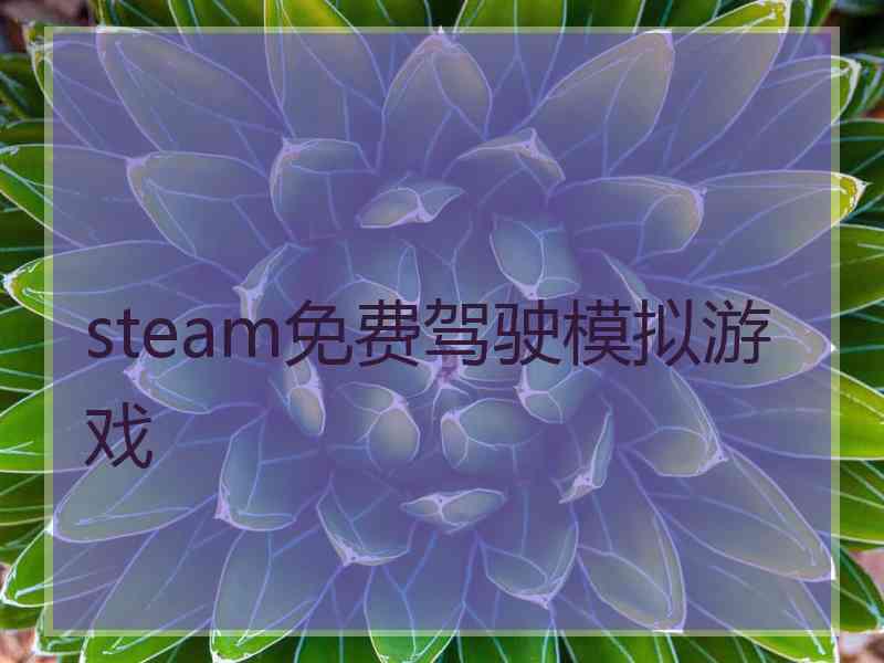 steam免费驾驶模拟游戏