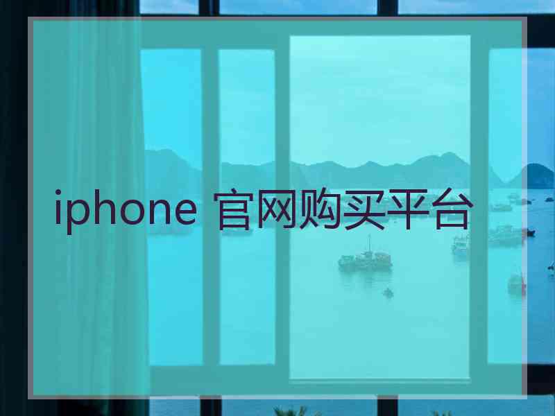 iphone 官网购买平台