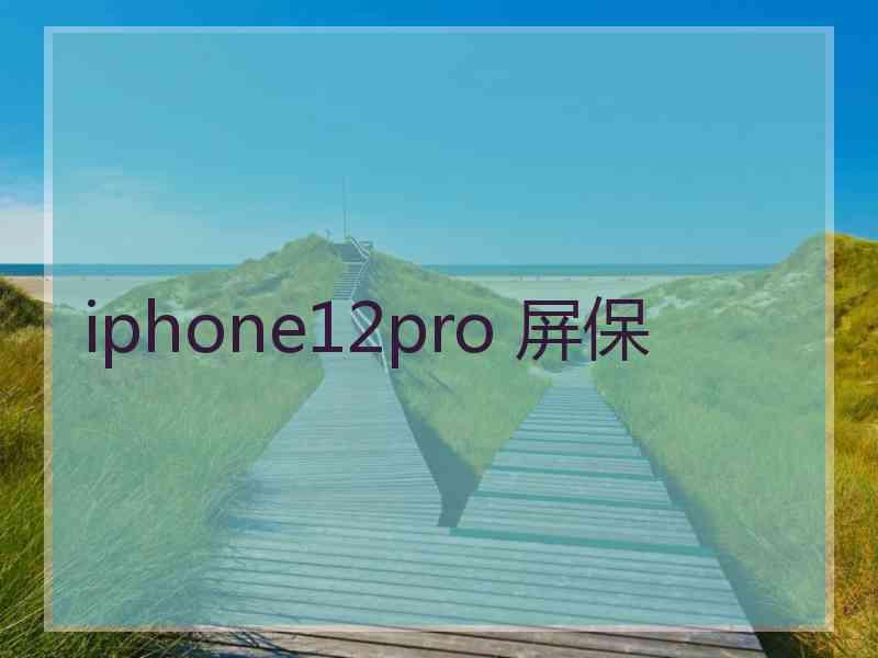 iphone12pro 屏保