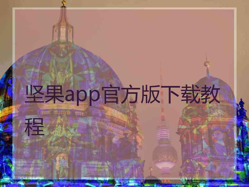 坚果app官方版下载教程