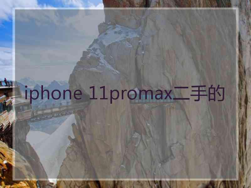 iphone 11promax二手的