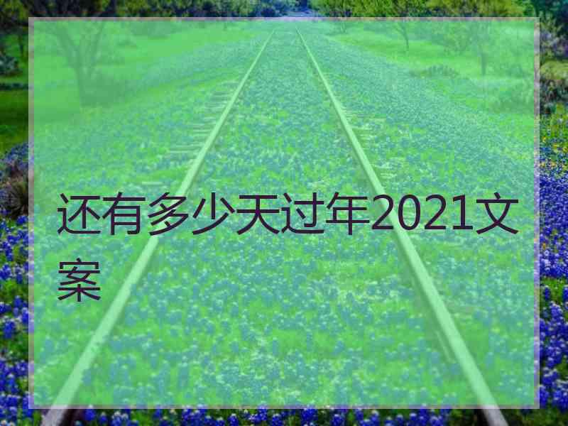 还有多少天过年2021文案