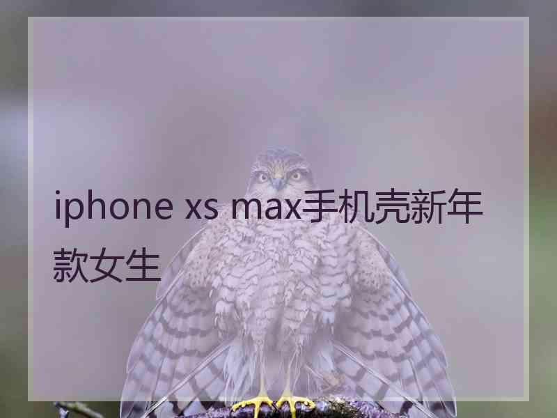 iphone xs max手机壳新年款女生