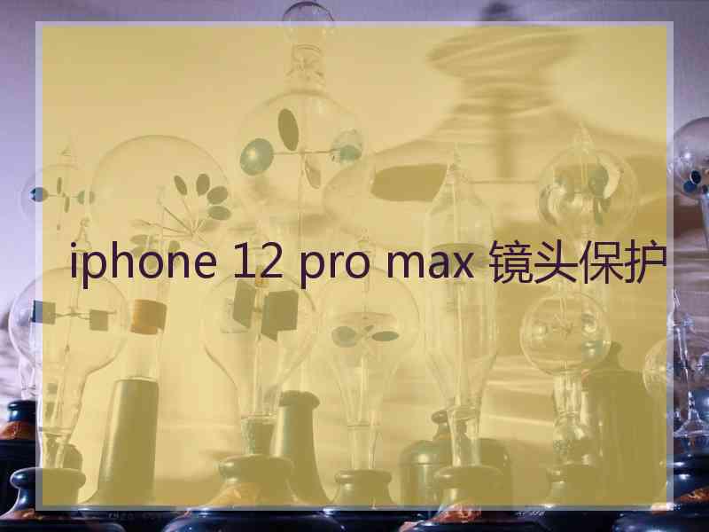 iphone 12 pro max 镜头保护