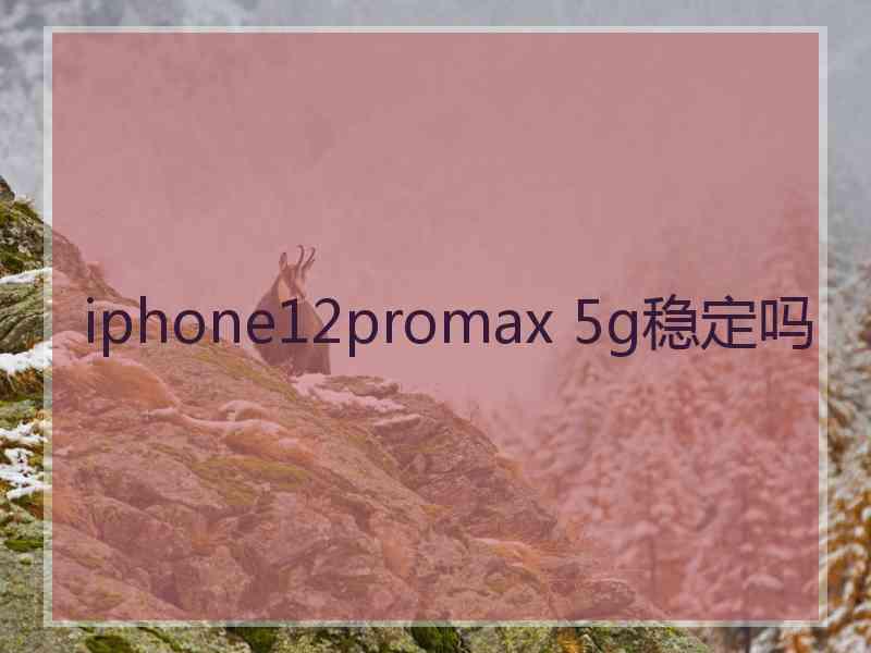 iphone12promax 5g稳定吗