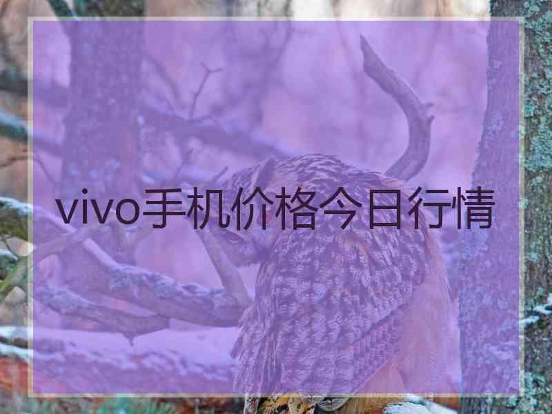 vivo手机价格今日行情