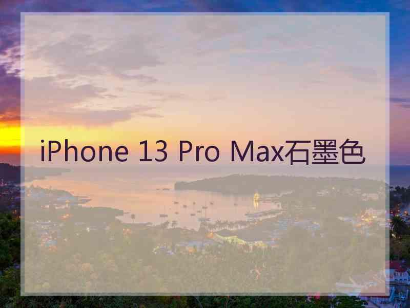 iPhone 13 Pro Max石墨色