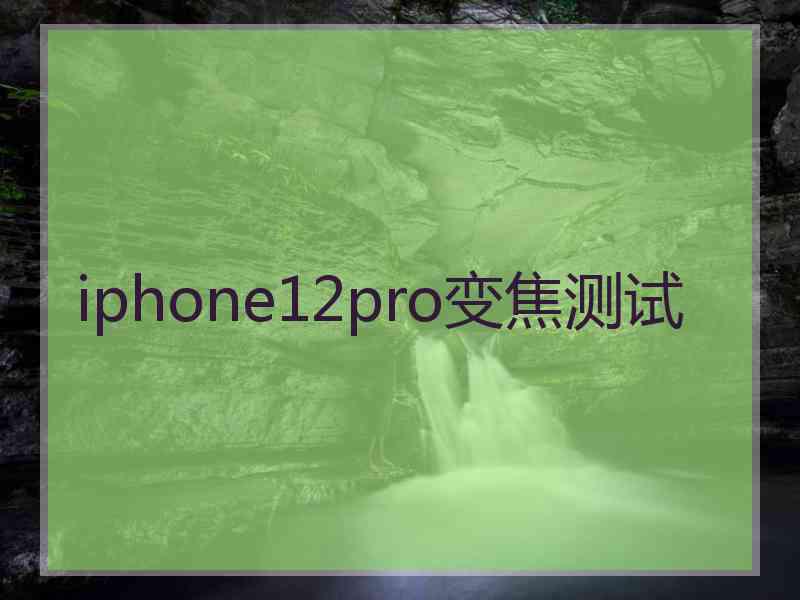 iphone12pro变焦测试