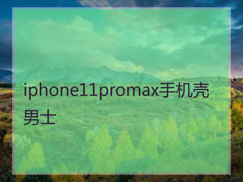 iphone11promax手机壳男士