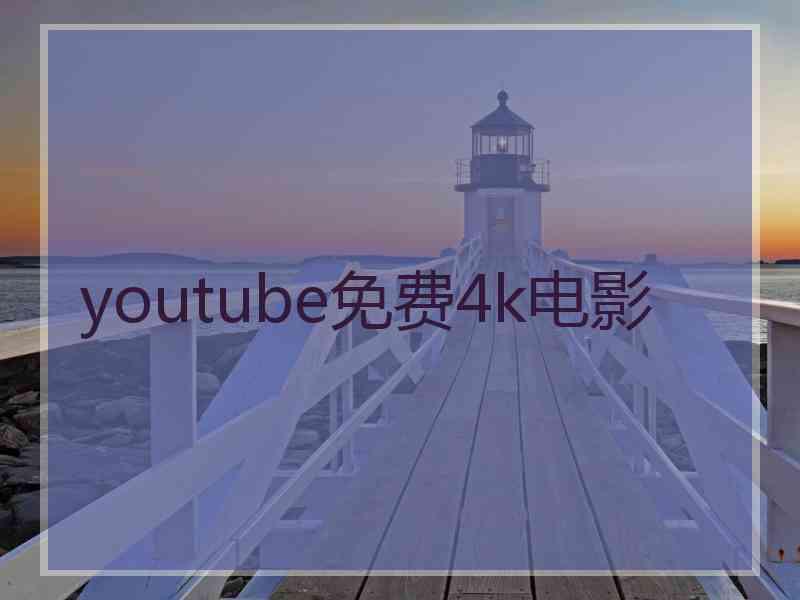 youtube免费4k电影