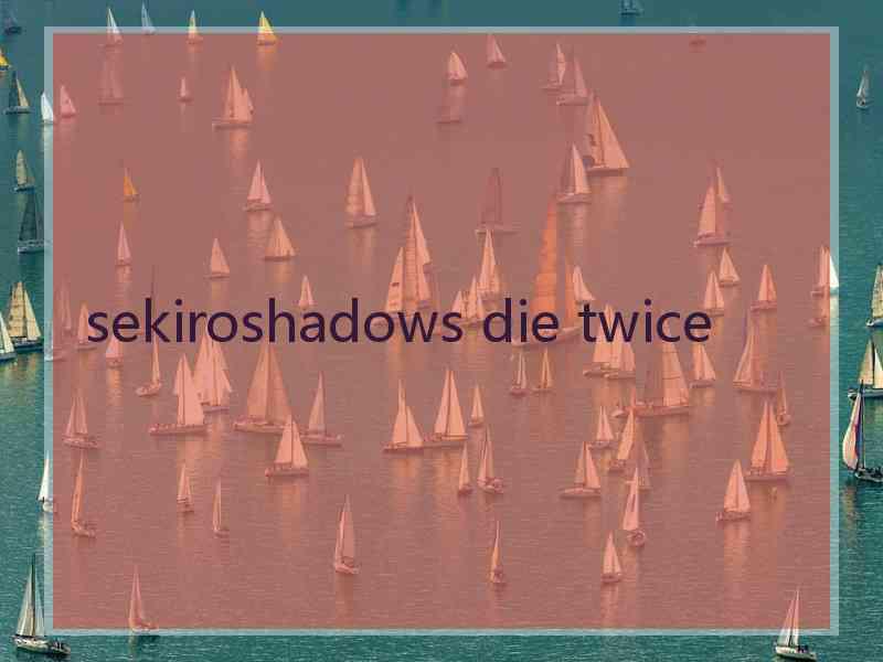 sekiroshadows die twice