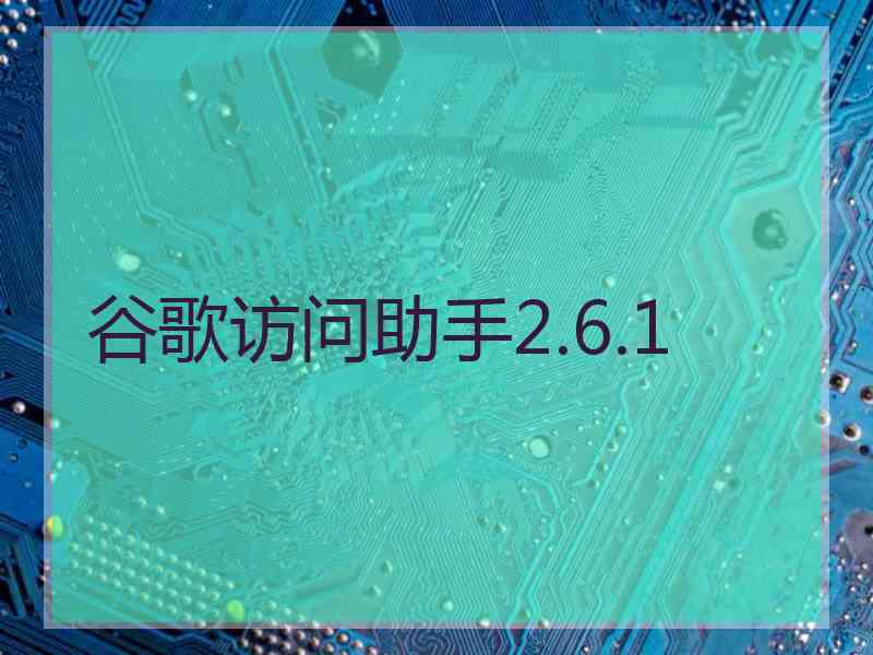 谷歌访问助手2.6.1