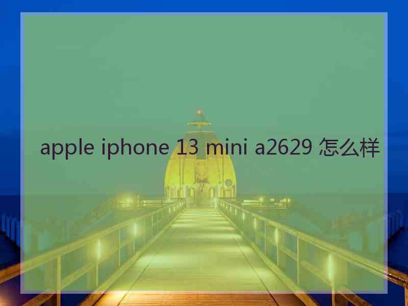 apple iphone 13 mini a2629 怎么样