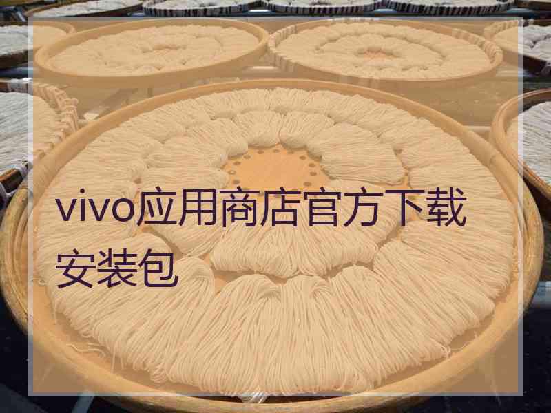 vivo应用商店官方下载安装包