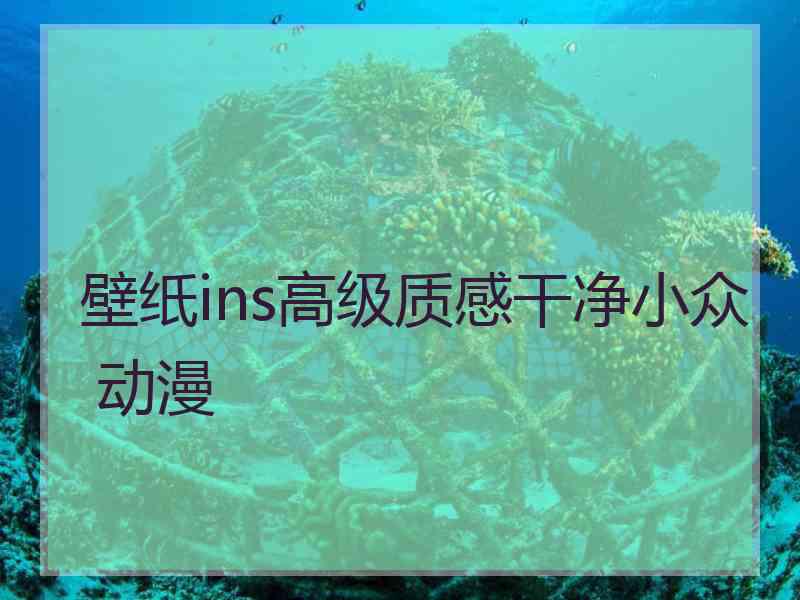 壁纸ins高级质感干净小众 动漫