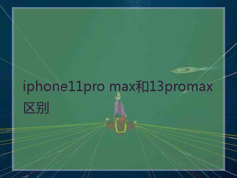 iphone11pro max和13promax区别