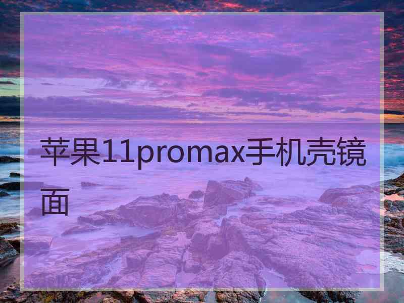 苹果11promax手机壳镜面