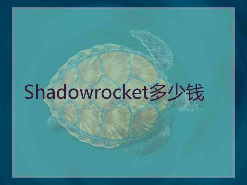 Shadowrocket多少钱