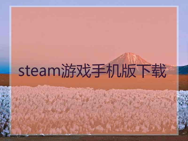 steam游戏手机版下载