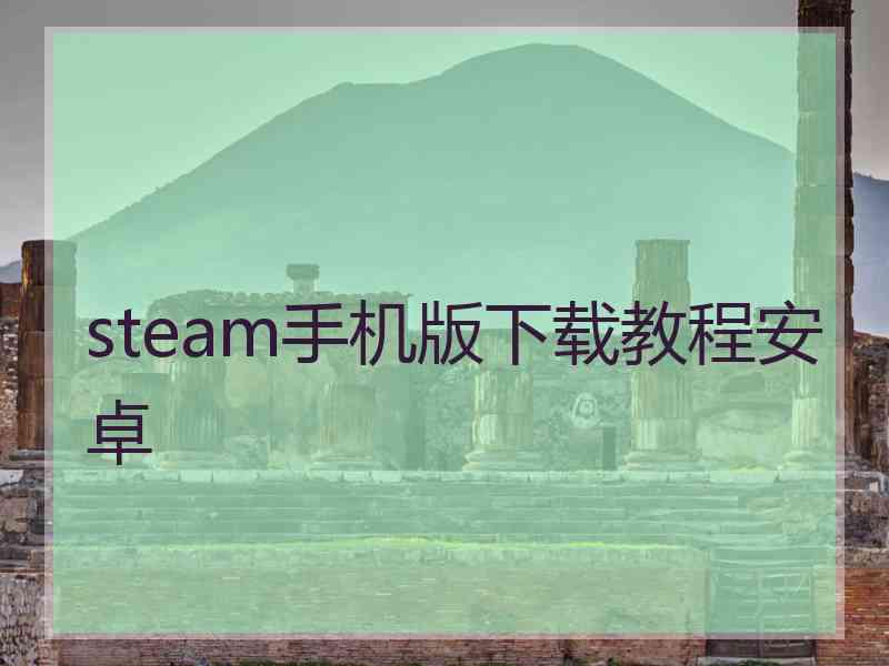 steam手机版下载教程安卓