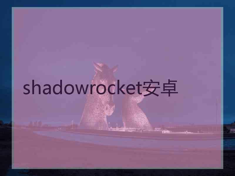 shadowrocket安卓