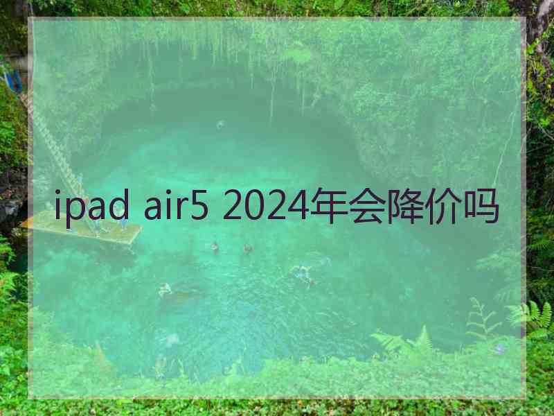 ipad air5 2024年会降价吗