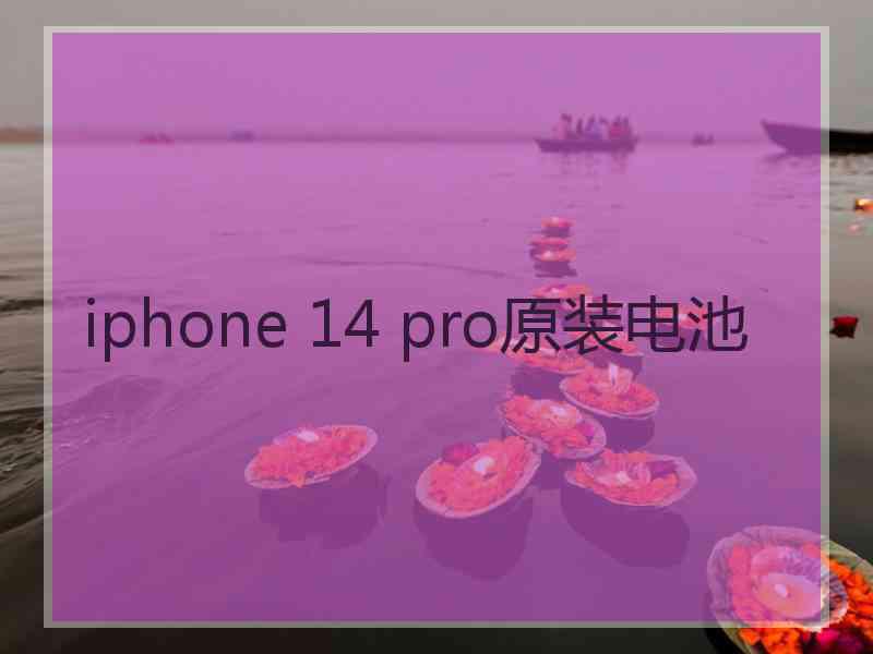 iphone 14 pro原装电池