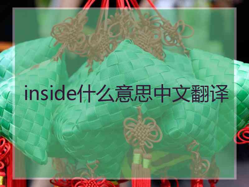 inside什么意思中文翻译