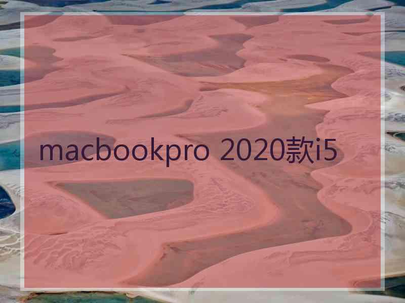 macbookpro 2020款i5