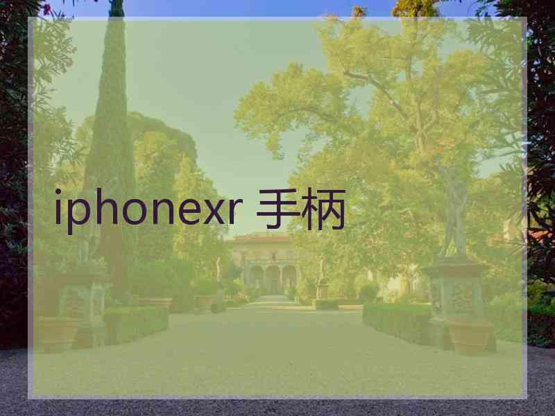 iphonexr 手柄