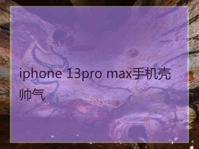 iphone 13pro max手机壳帅气