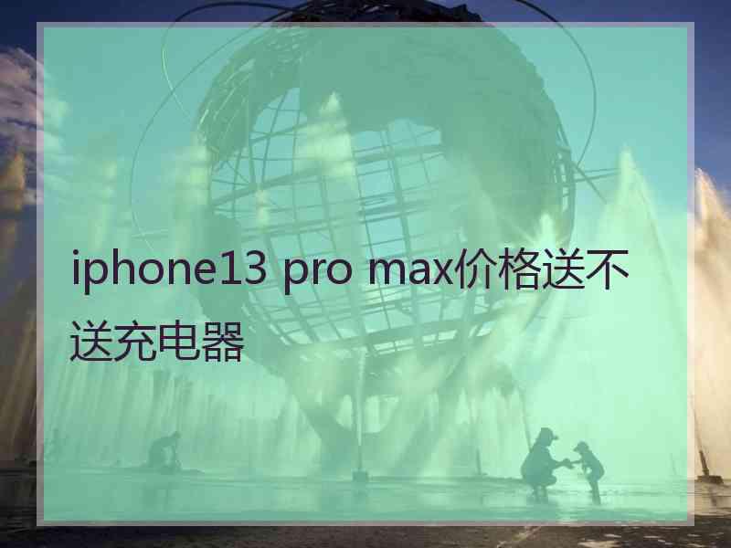 iphone13 pro max价格送不送充电器