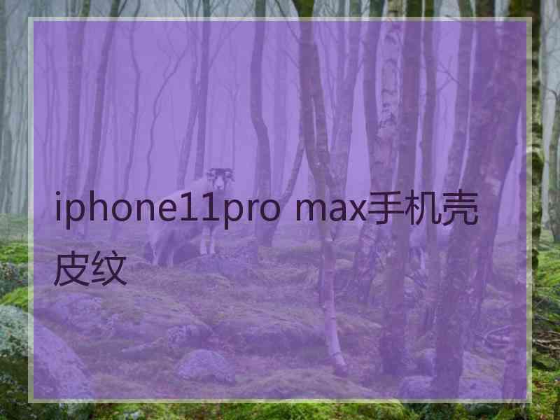 iphone11pro max手机壳皮纹