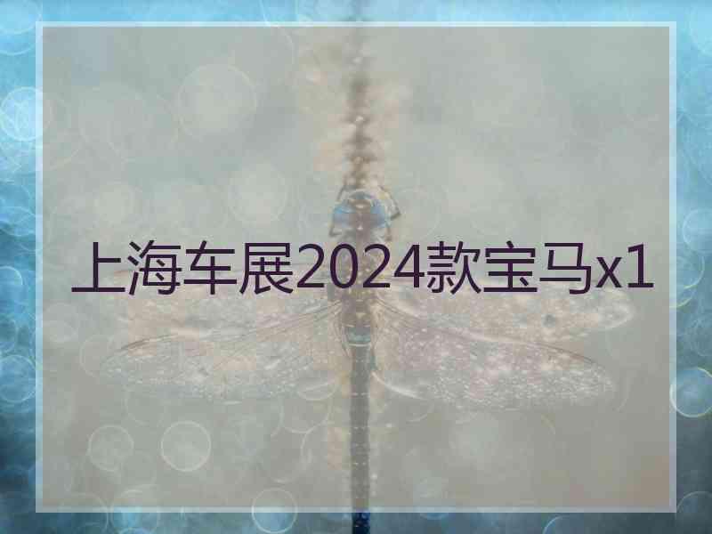 上海车展2024款宝马x1