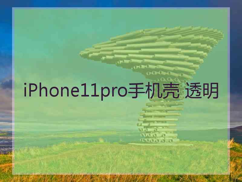 iPhone11pro手机壳 透明