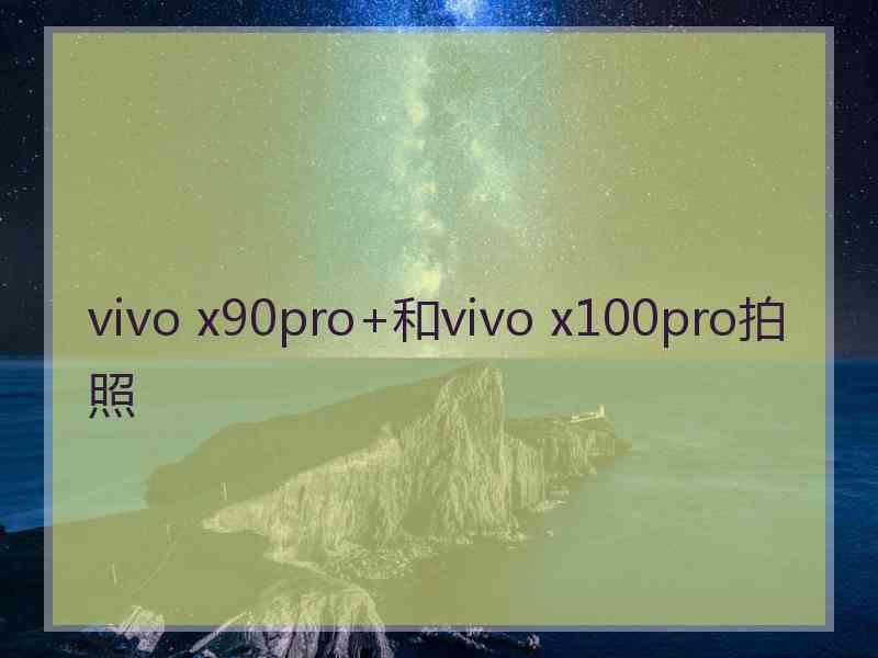 vivo x90pro+和vivo x100pro拍照