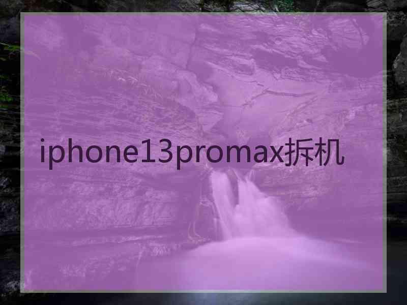 iphone13promax拆机