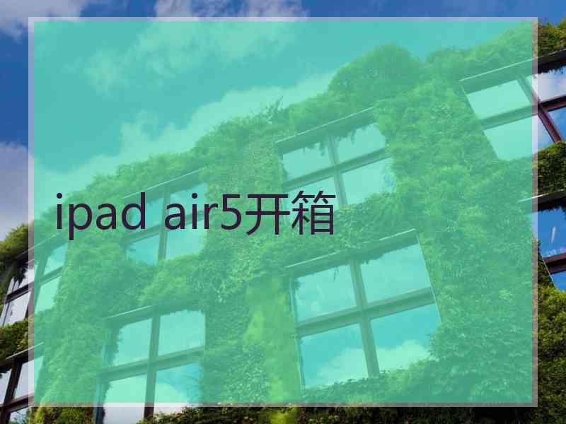 ipad air5开箱