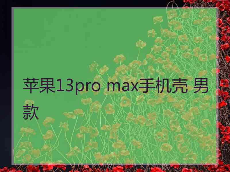 苹果13pro max手机壳 男款