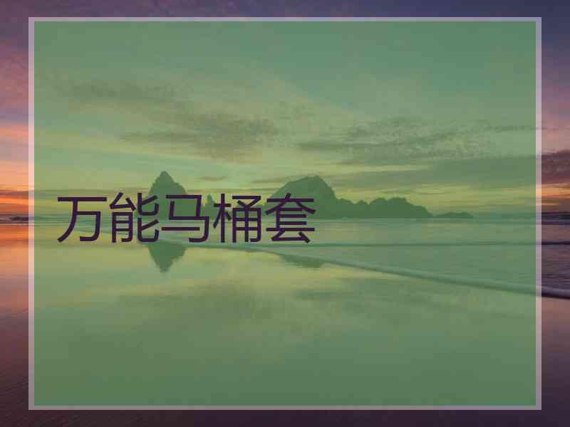 万能马桶套