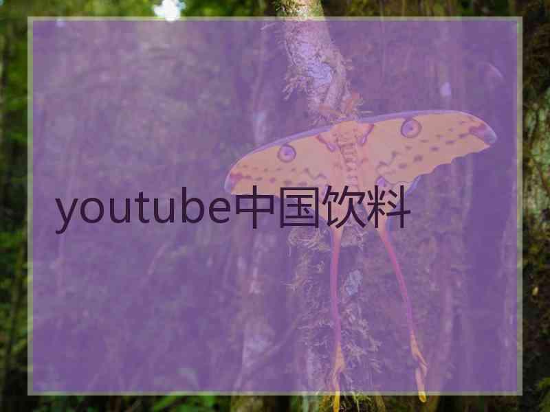 youtube中国饮料