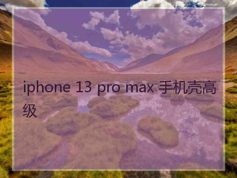 iphone 13 pro max 手机壳高级