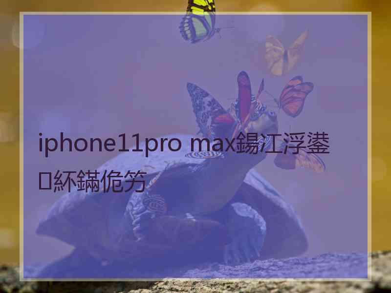 iphone11pro max鍚冮浮鍙紑鏋佹竻