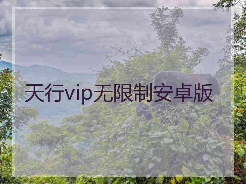 天行vip无限制安卓版